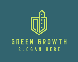 Urban Green Construction  logo design