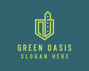 Urban Green Construction  logo design