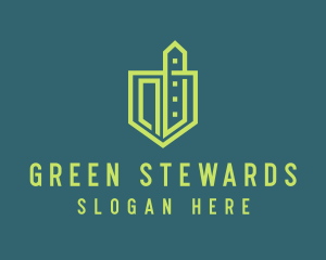 Urban Green Construction  logo design