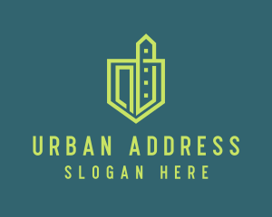 Urban Green Construction  logo design