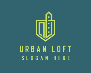 Urban Green Construction  logo design