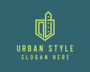 Urban Green Construction  logo design