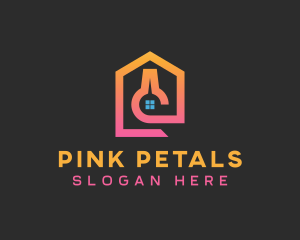 Pink Lab House logo design