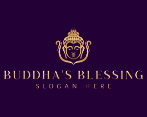 Buddha Deity Spiritual logo