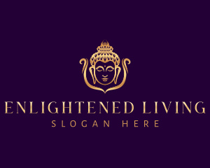 Buddha Deity Spiritual logo