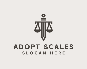 Sword Scale Law Firm  logo design