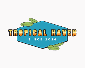 Tropical Nature Leaf logo design