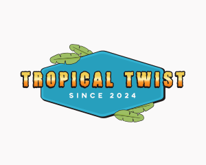 Tropical Nature Leaf logo design