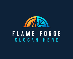 Hot Cold Thermal logo design