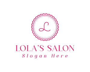 Feminine Stylish Stamp logo design