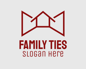 Red House Bow Tie  logo design