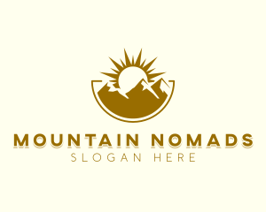 Outdoor Mountaineering Travel logo design