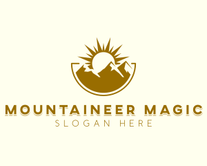 Outdoor Mountaineering Travel logo design