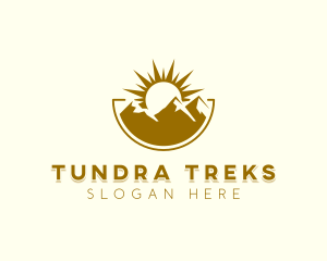 Outdoor Mountaineering Travel logo design