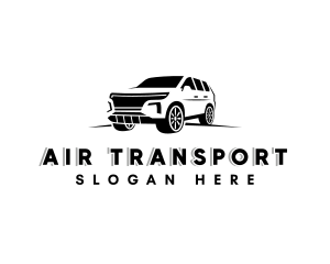 SUV Car Transportation logo design