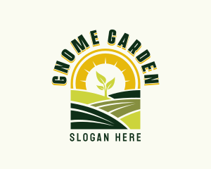 Lawn Backyard Gardening logo design