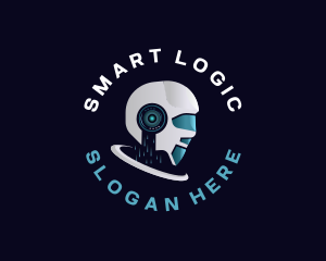 Artificial Intelligence Robotics Technology logo design