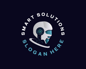Artificial Intelligence Robotics Technology logo design
