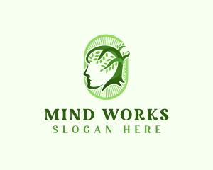 Mind Person Tree logo design