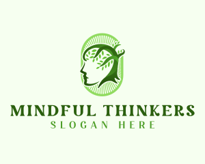 Mind Person Tree logo design