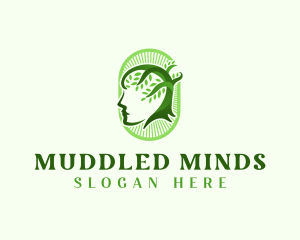 Mind Person Tree logo design