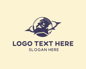 Earth Globe Navigation logo