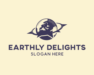 Earth Globe Navigation logo