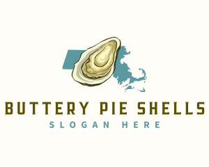 Massachusetts Oyster Seafood logo design