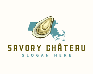 Massachusetts Oyster Seafood logo design