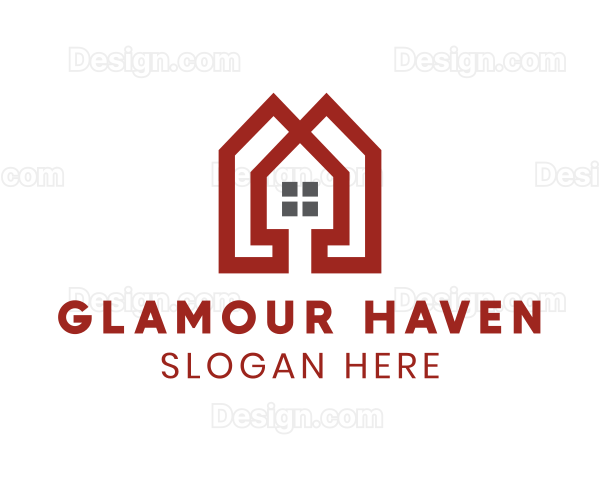 Red Homes Apartment Logo