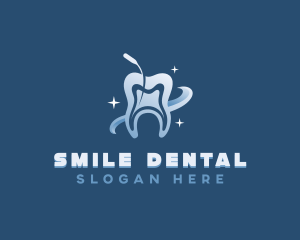 Tooth Scaler Dentist logo design