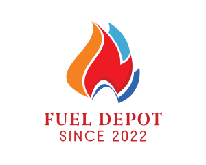 Colorful Flame Fuel logo