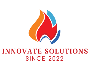 Colorful Flame Fuel logo