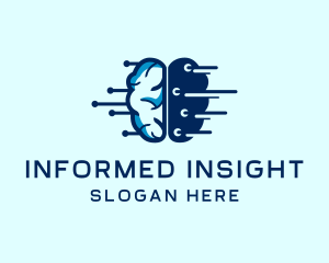 Digital Brain Information logo design