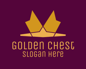 Golden Royal Tiara logo design