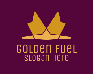 Golden Royal Tiara logo design