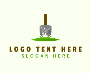 Grass Shovel Gardening logo