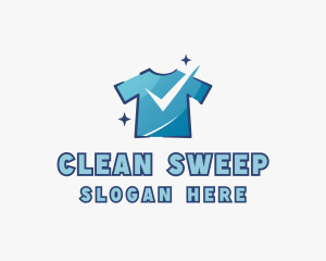 Clean Laundry Tee Shirt logo design