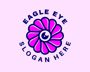 Eye Flower Ophthalmology logo design