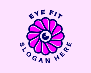 Eye Flower Ophthalmology logo design