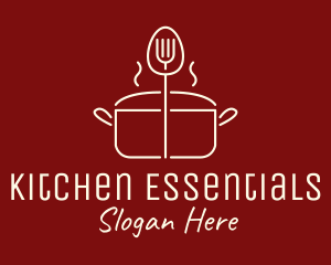 Minimalist Cooking Pot  logo