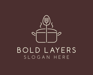 Minimalist Cooking Pot  logo design