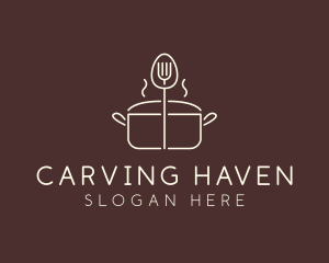 Minimalist Cooking Pot  logo design