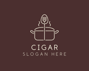 Minimalist Cooking Pot  logo design