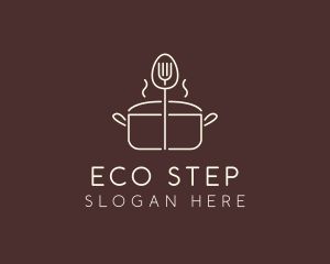 Minimalist Cooking Pot  logo design