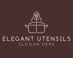 Minimalist Cooking Pot  logo design