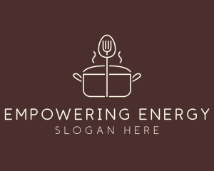 Minimalist Cooking Pot  logo design