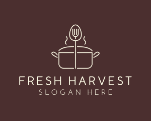 Minimalist Cooking Pot  logo design