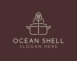 Minimalist Cooking Pot  logo design