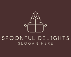 Minimalist Cooking Pot  logo design